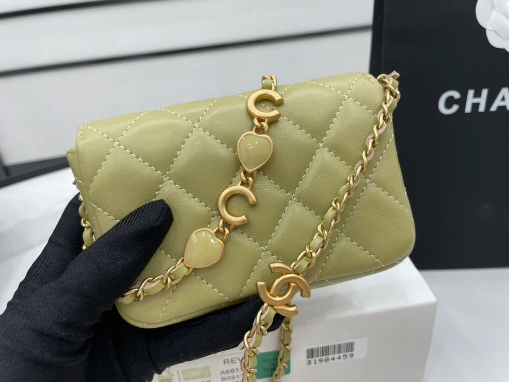 Green Mini Flap Bag J677150