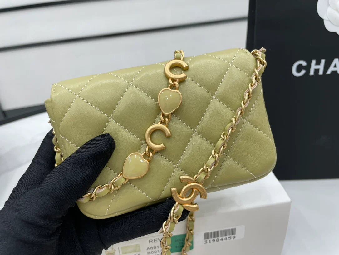 Green Mini Flap Bag J677150