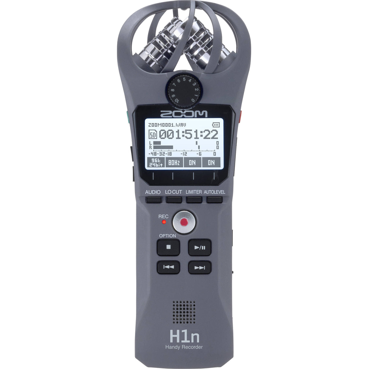 Portable Handy Recorder with Onboard X/Y Microphone Gray Q842
