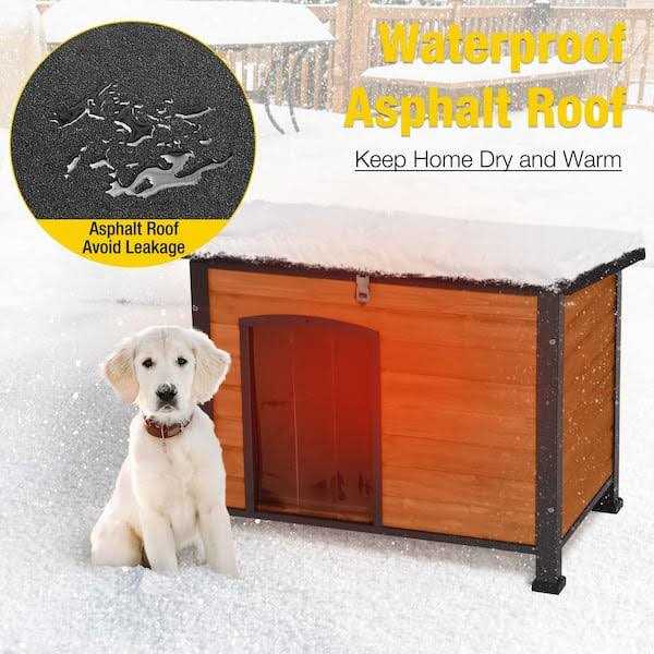 Insulated Outdoor Dog House with Liner Z1151