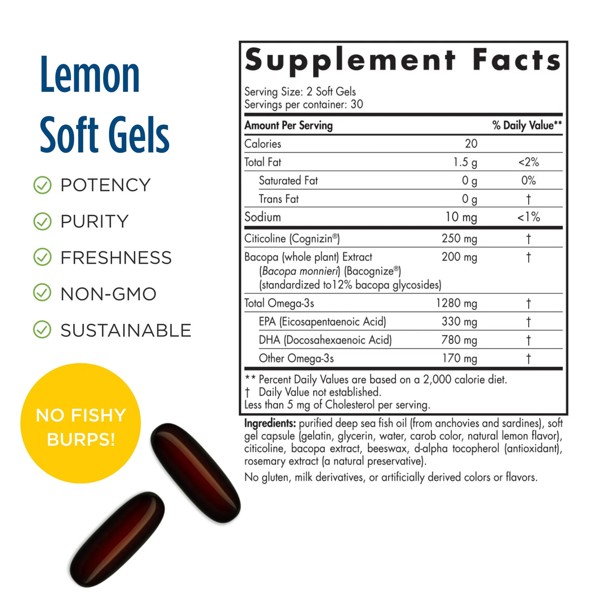 Omega Focus Softgels 1280 Mg 60 Count V738846