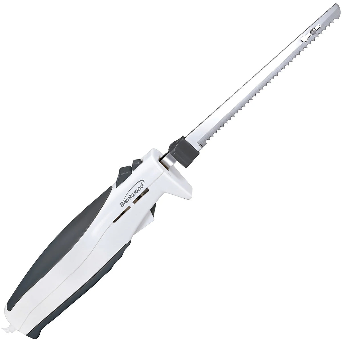 White Electric Carving Knife D9997