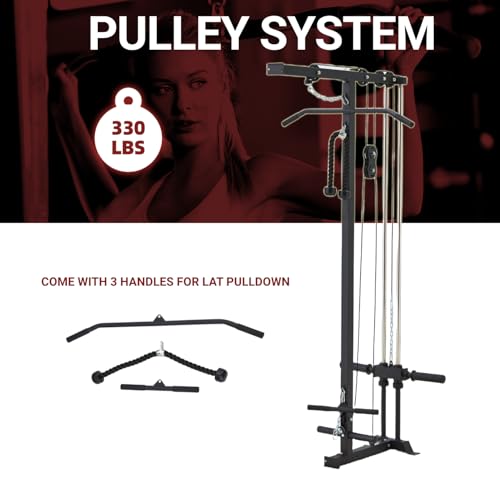 Home Gym Power Rack with Cable Crossover and Pull Up Bar Q9307