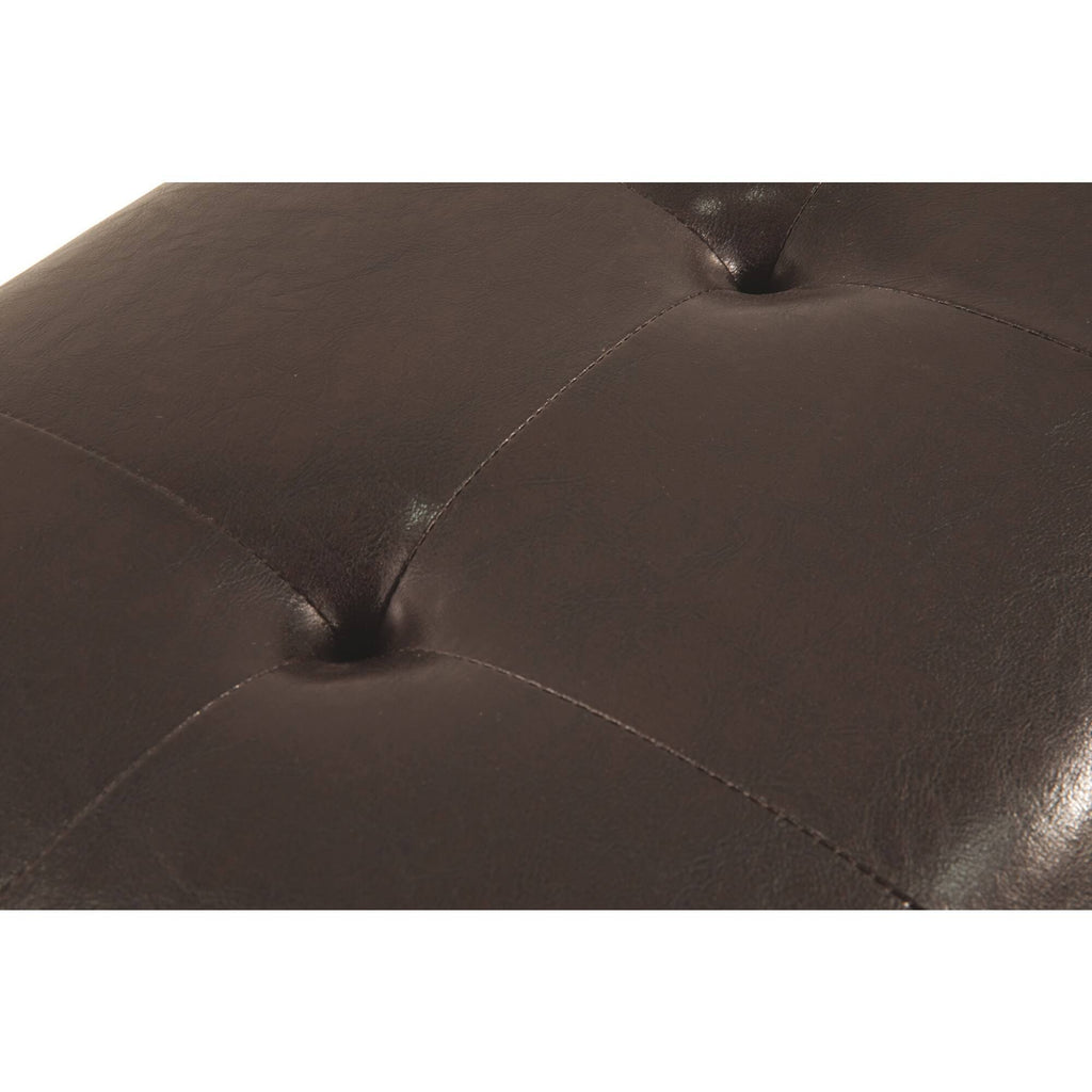 Medium Brown Upholstered Dining Bench N884