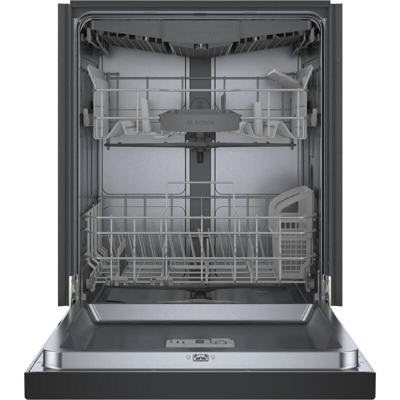 Black Front Control Tall Tub Dishwasher with Stainless Steel Tub and 3rd Rack X8626