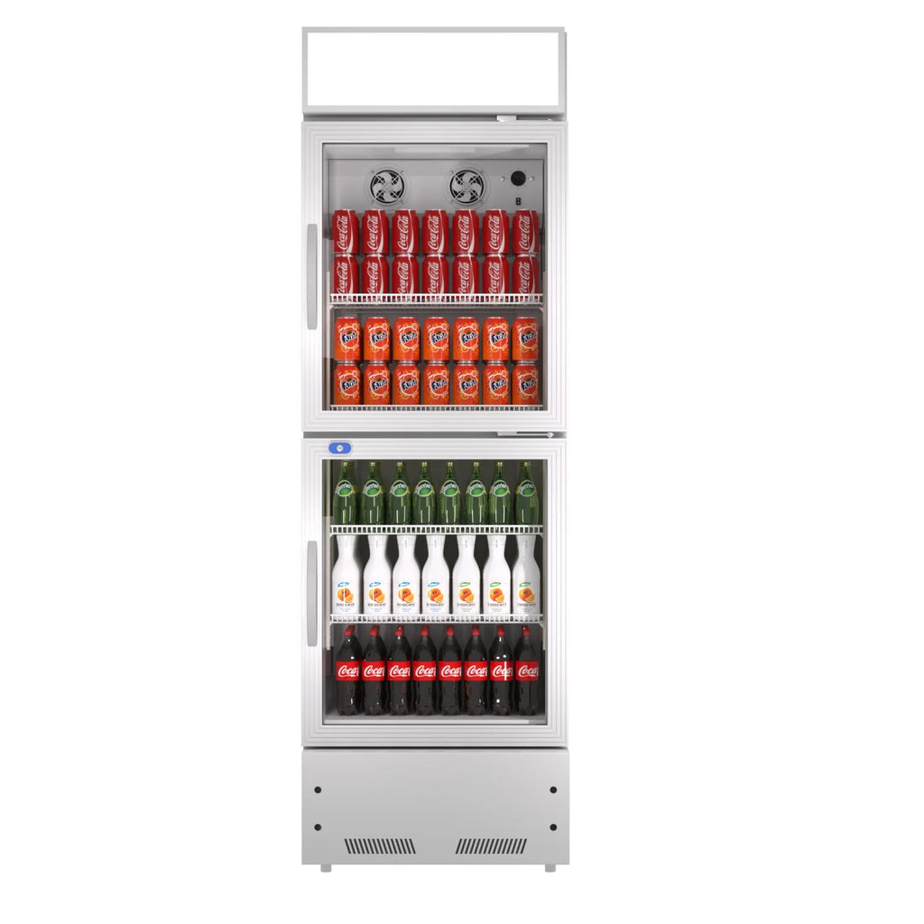 11 Cu.ft Double Glass Door Merchandiser Refrigerator U8000