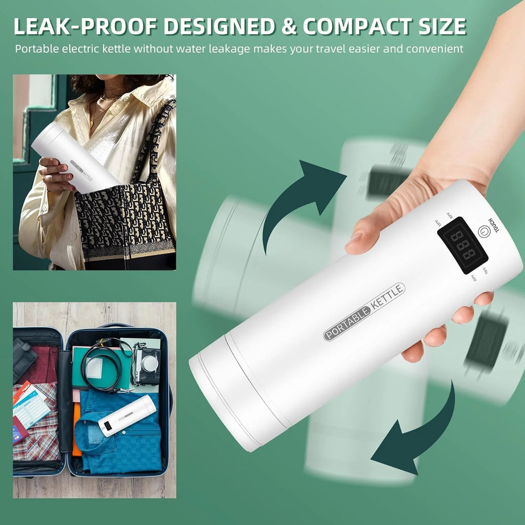 500ml Portable Electric Kettle Stainless Steel L827023