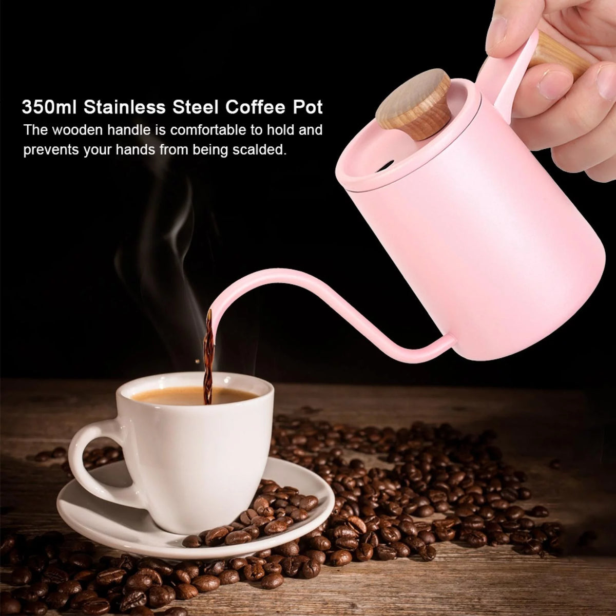 350ml Stainless Steel Coffee Pot U408