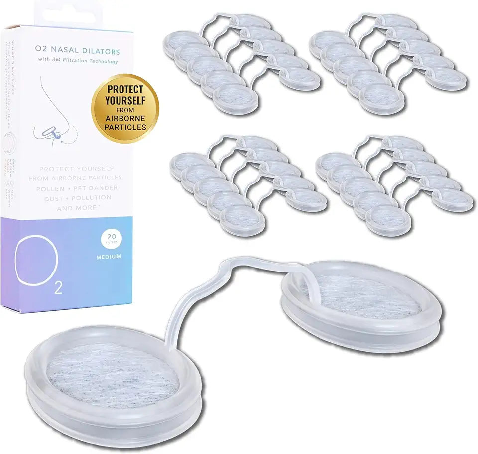 Nose Filters with 3M Filtration, Size Medium, Pack of 20 M906