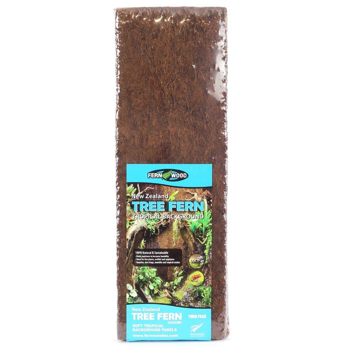 Fern Wood New Zealand Tree Fern Tropical Background Panel Twin Pack O4301