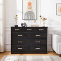 Black 9 Drawer Wood Dresser P319330