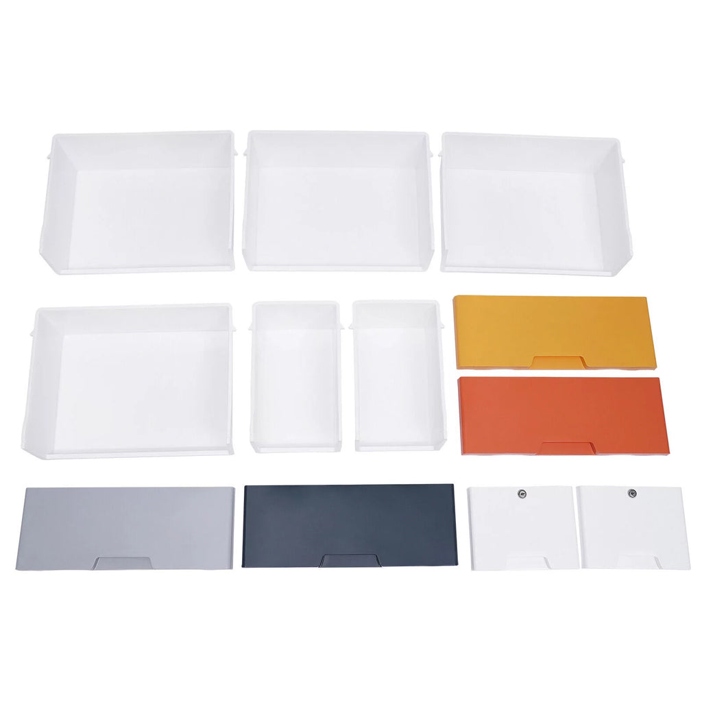 6 Drawers Plastic Dresser with Wheels O979614
