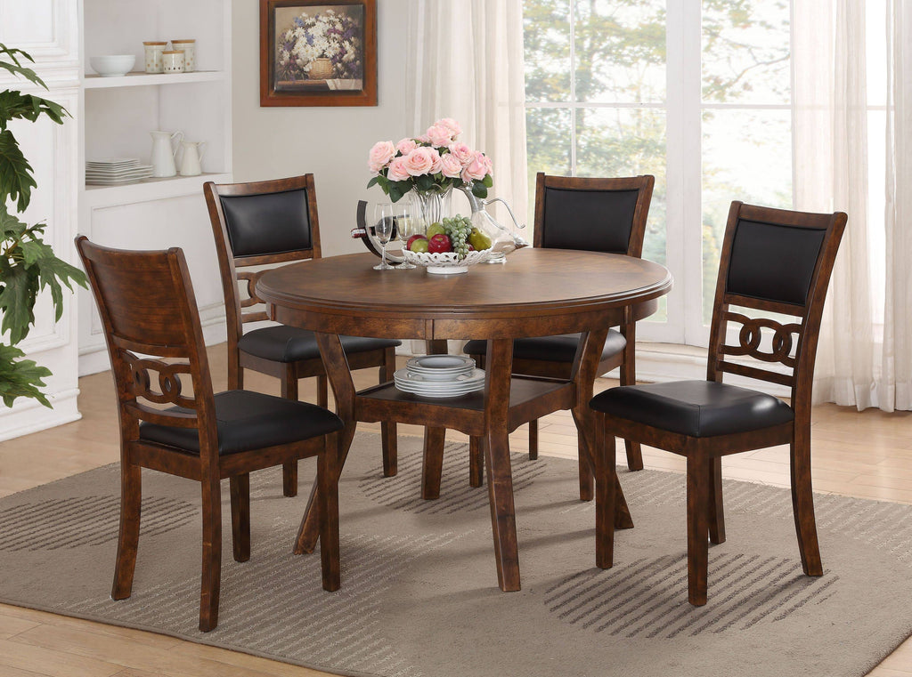 Brown 42x22 Drop Leaf Table with 2 Chairs S1423