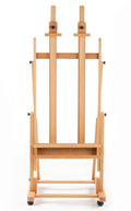 X-Large Beech Wood Floor Easel with Locking Wheels F112