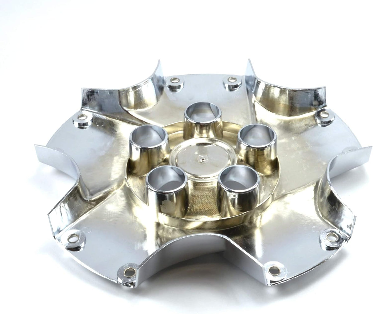 Set of 4 18 inch 5 Spoke Chrome Wheel Hub Center Caps M7685