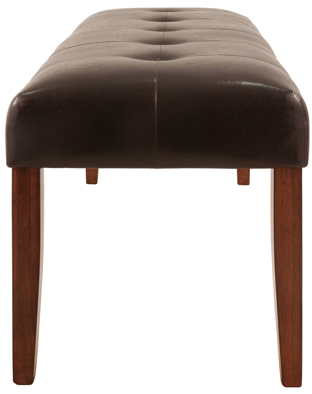 Medium Brown Upholstered Dining Bench N884