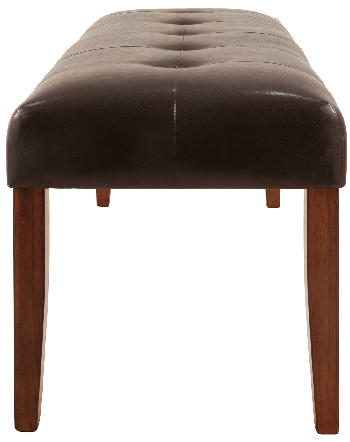 Medium Brown Upholstered Dining Bench N884
