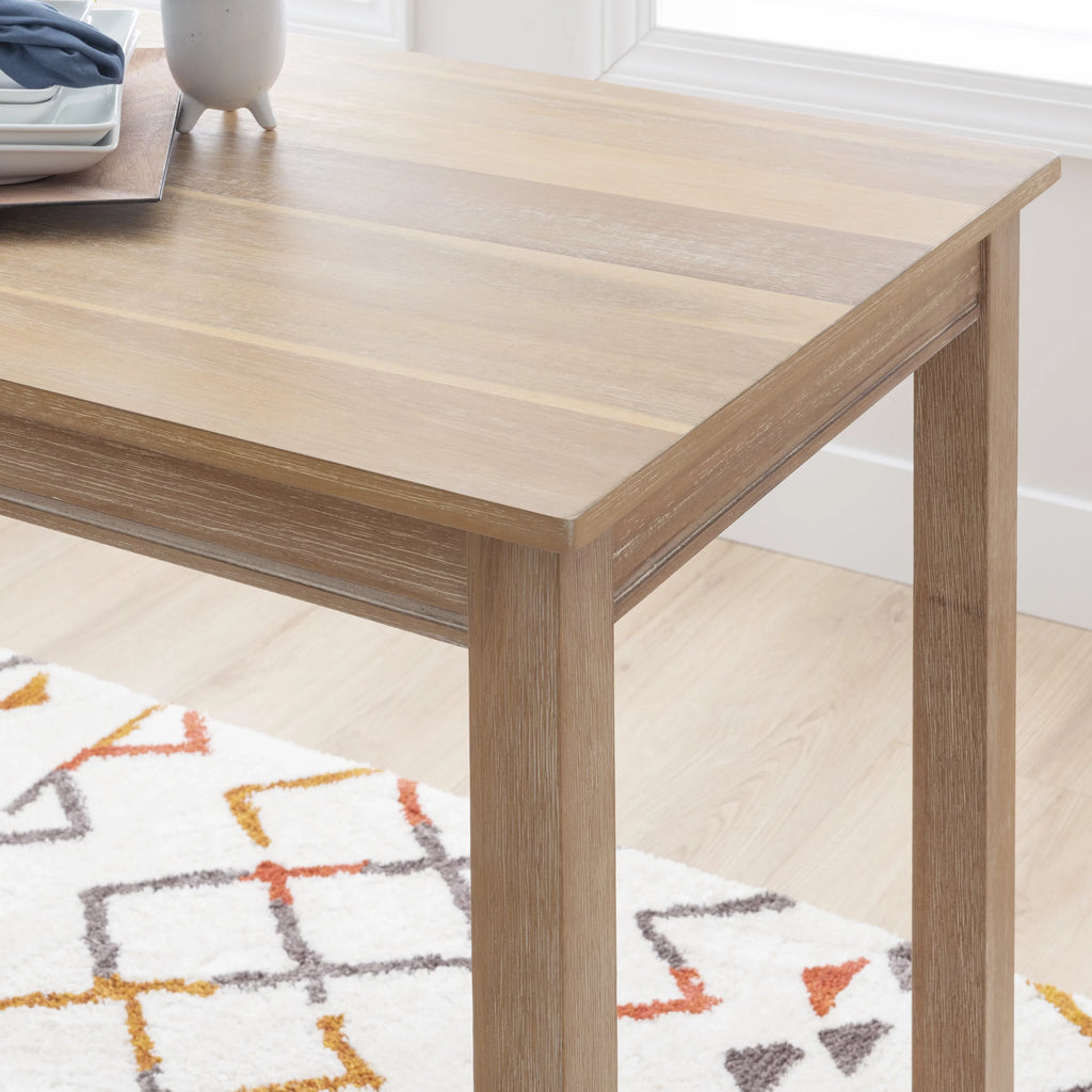 Distressed Brown Counter Height Pub Table S48996