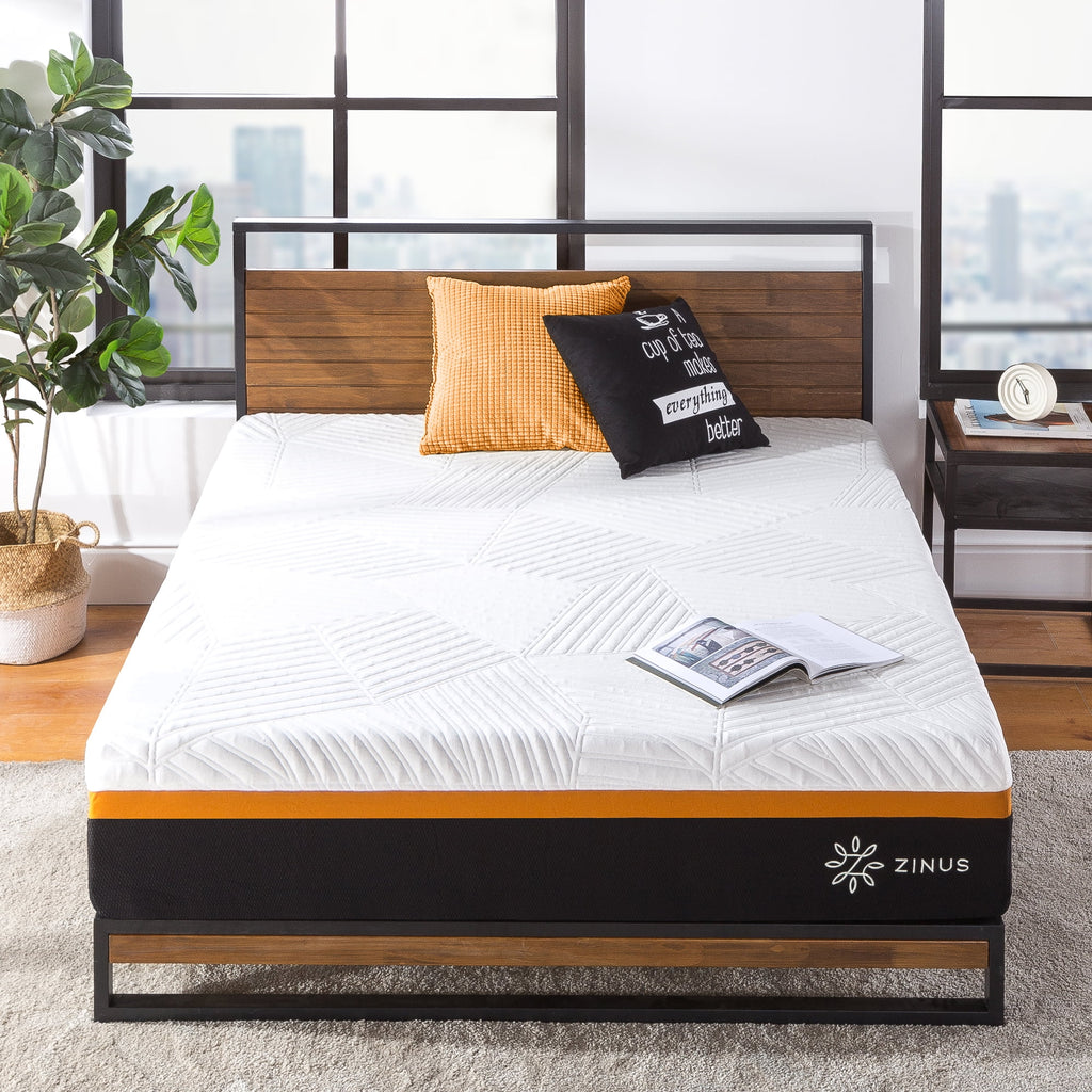12" Copper Memory Foam Hybrid Mattress, Queen Y685175