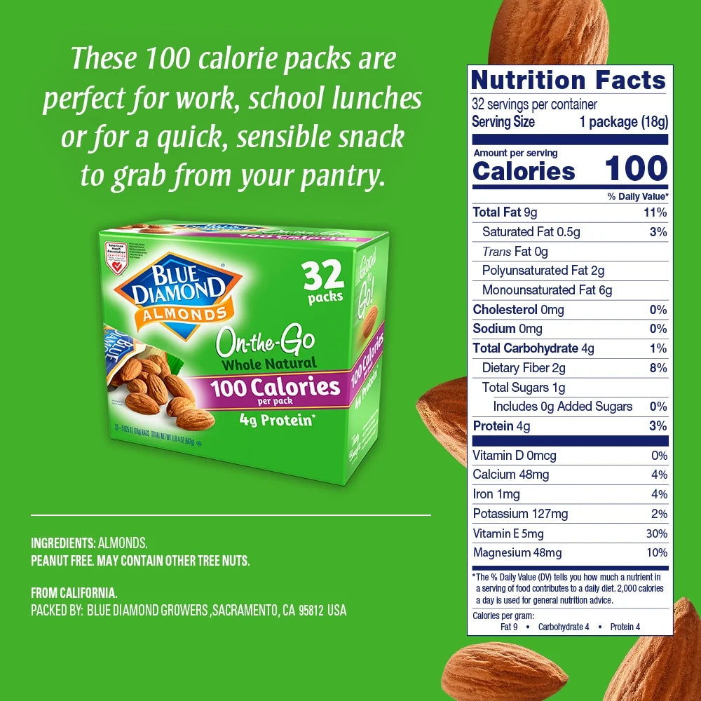 Lightly Salted Almonds 32 Count O6978
