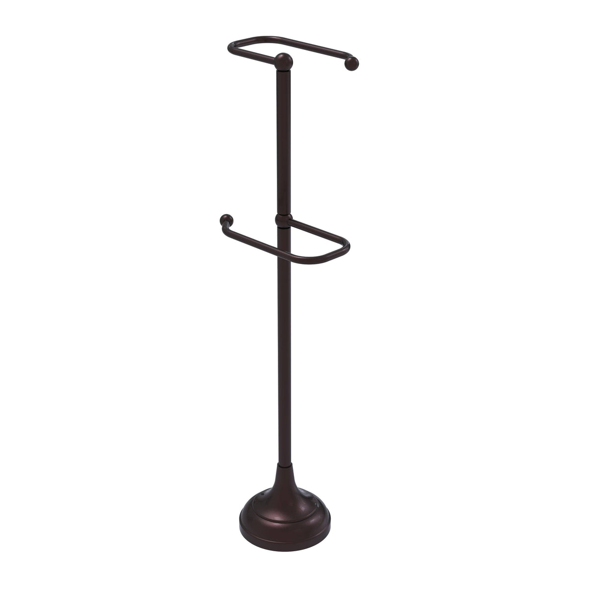 Free Standing Two Roll Toilet Tissue Stand Matte Black B35932