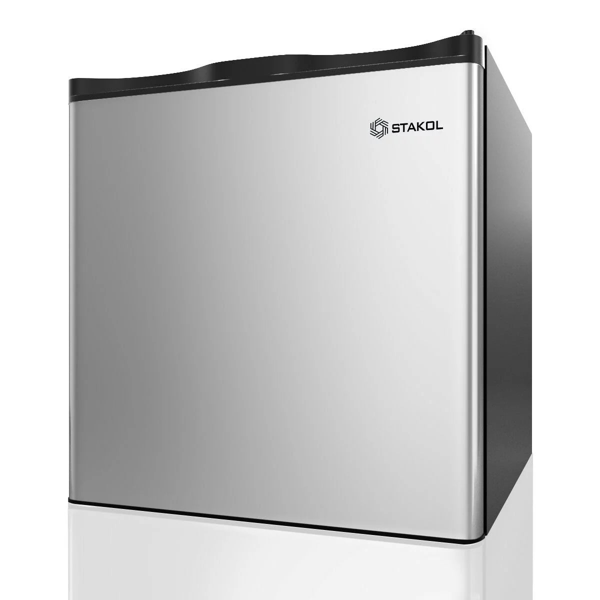1.1 cu.ft. Compact Single Door Upright Freezer Stainless Steel E957