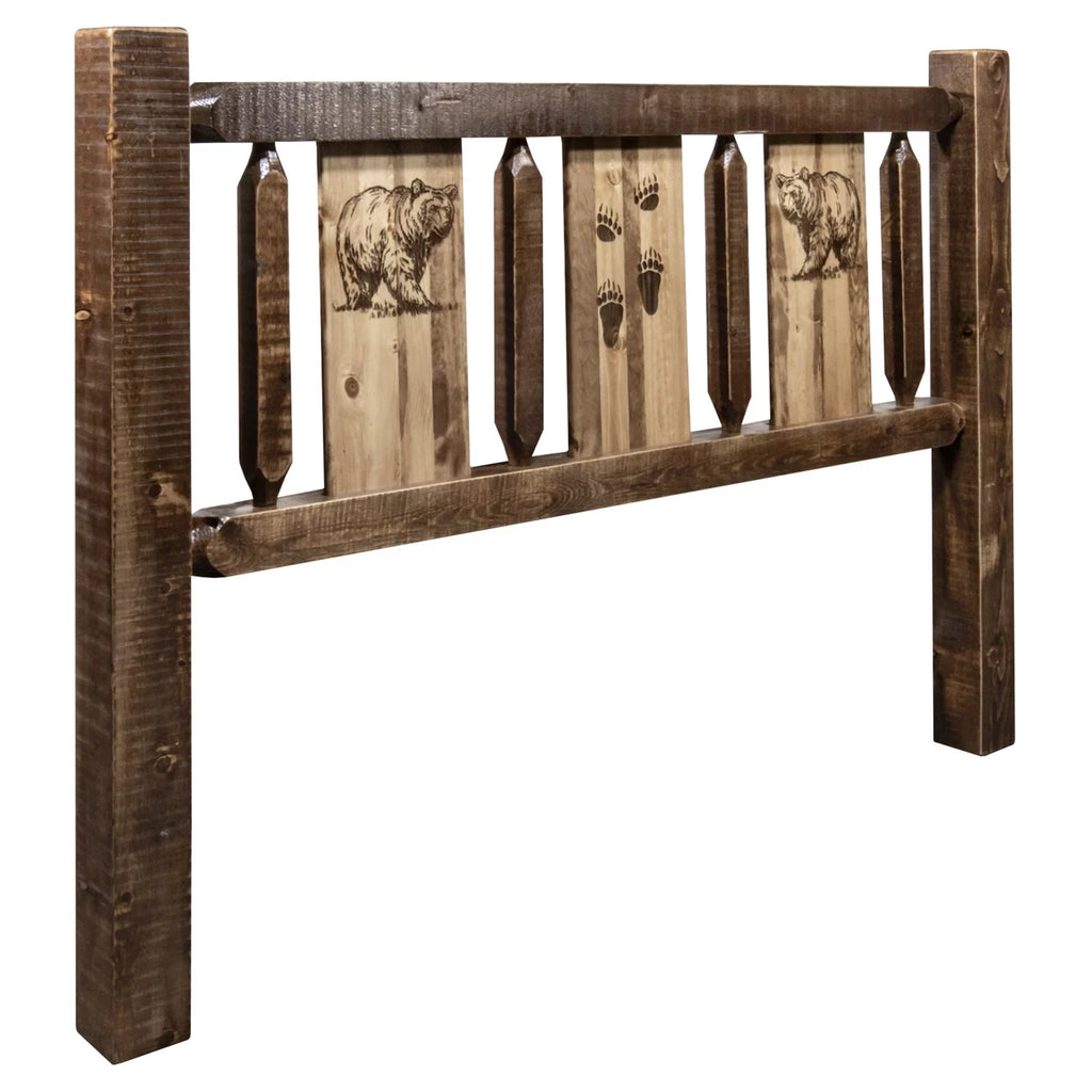 Headboard with Laser Engraved Design S809
