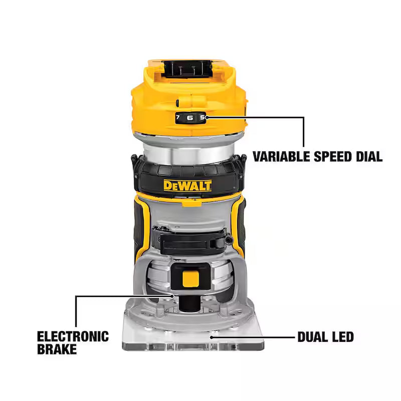 20V MAX XR Cordless Brushless Jigsaw and Router O453247