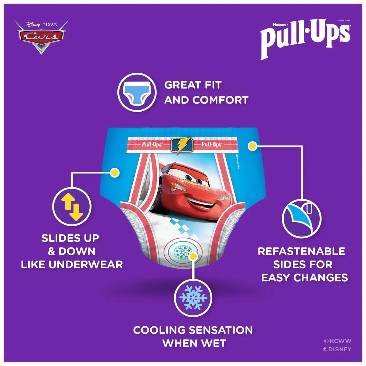 Pull-Ups Boys' Cool & Learn Training Pants, 4T-5T, 74 Ct T8515