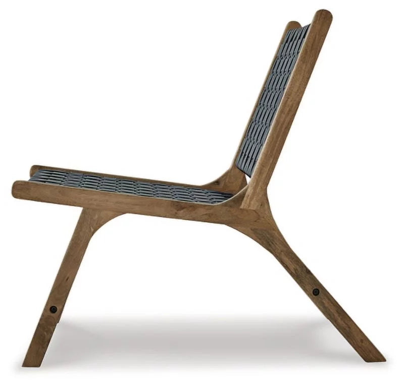 Light Brown Black Accent Chair N673