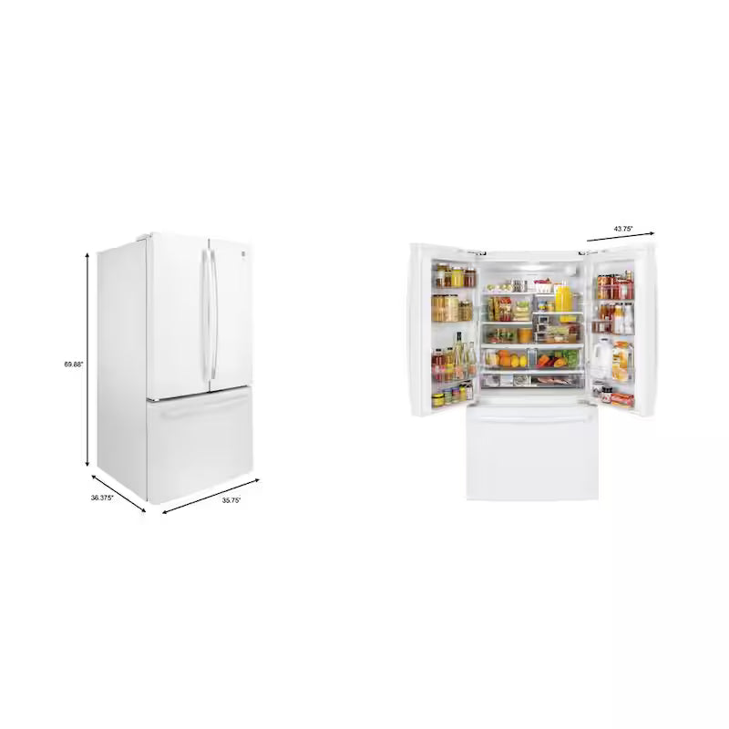 27 cu. ft. French Door Refrigerator with Internal Dispenser K8005