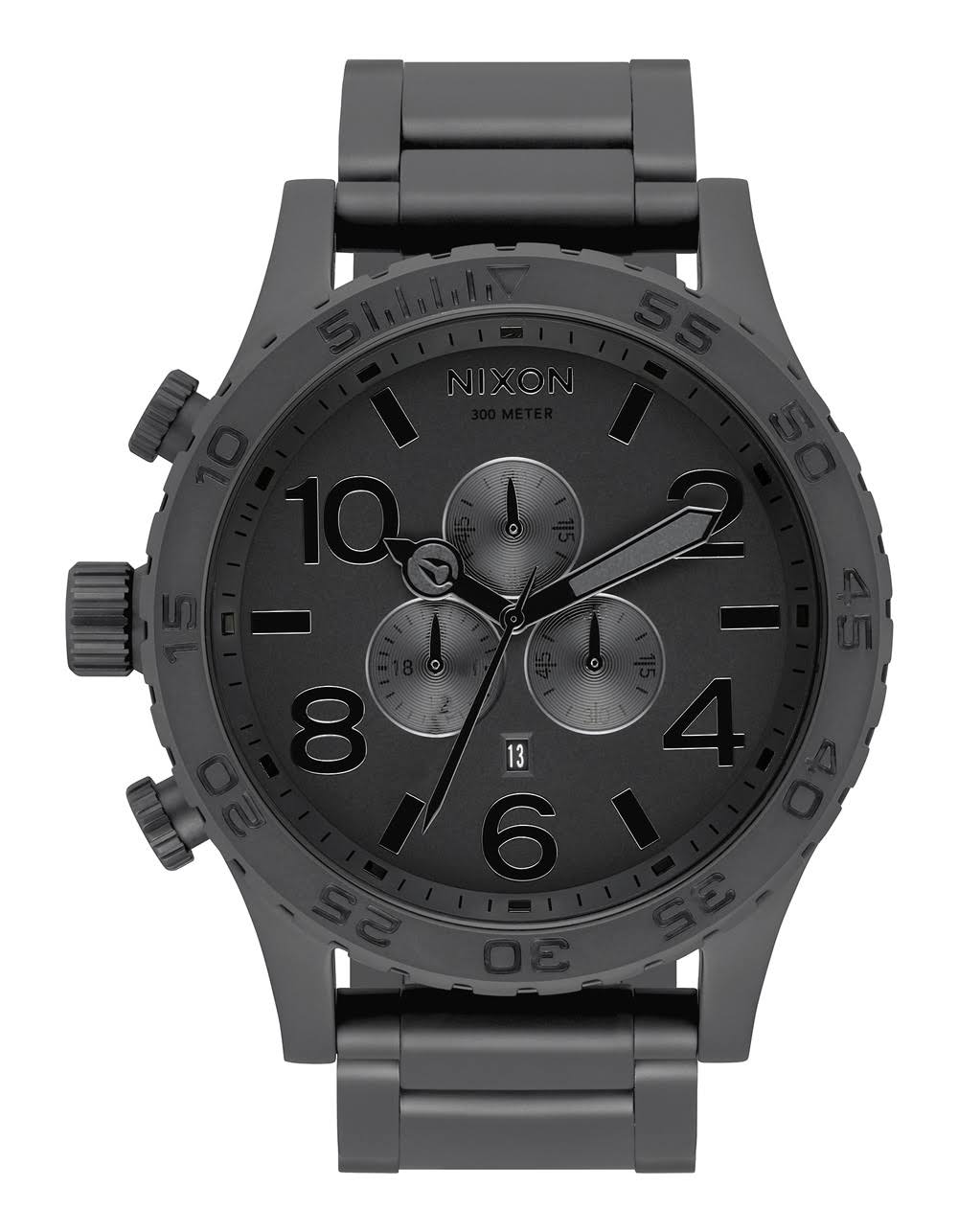 Matte Black Chrono Watch S593