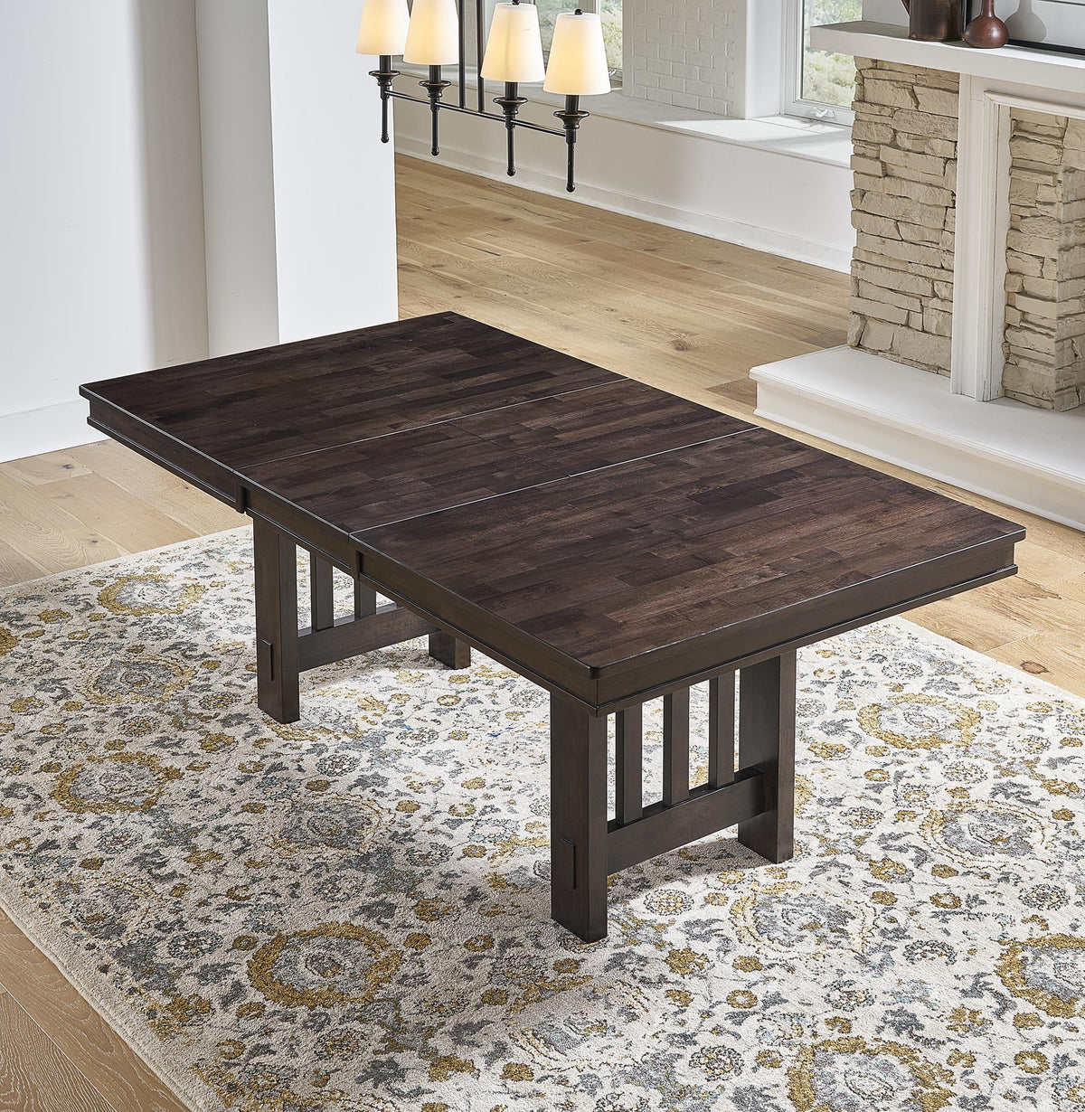 Warm Grey Trestle Table W68602