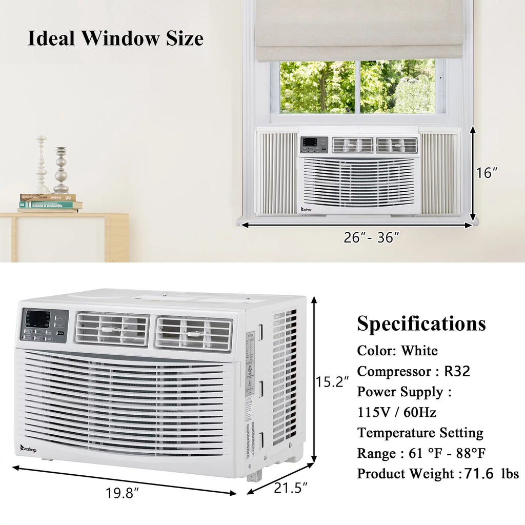 5000 BTU White Window Air Conditioner X836245