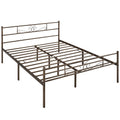 Black Metal Platform Twin Bed Z2604