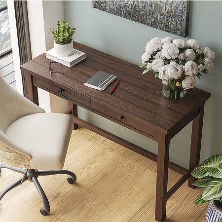 Warm Brown Home Office Desk V82793