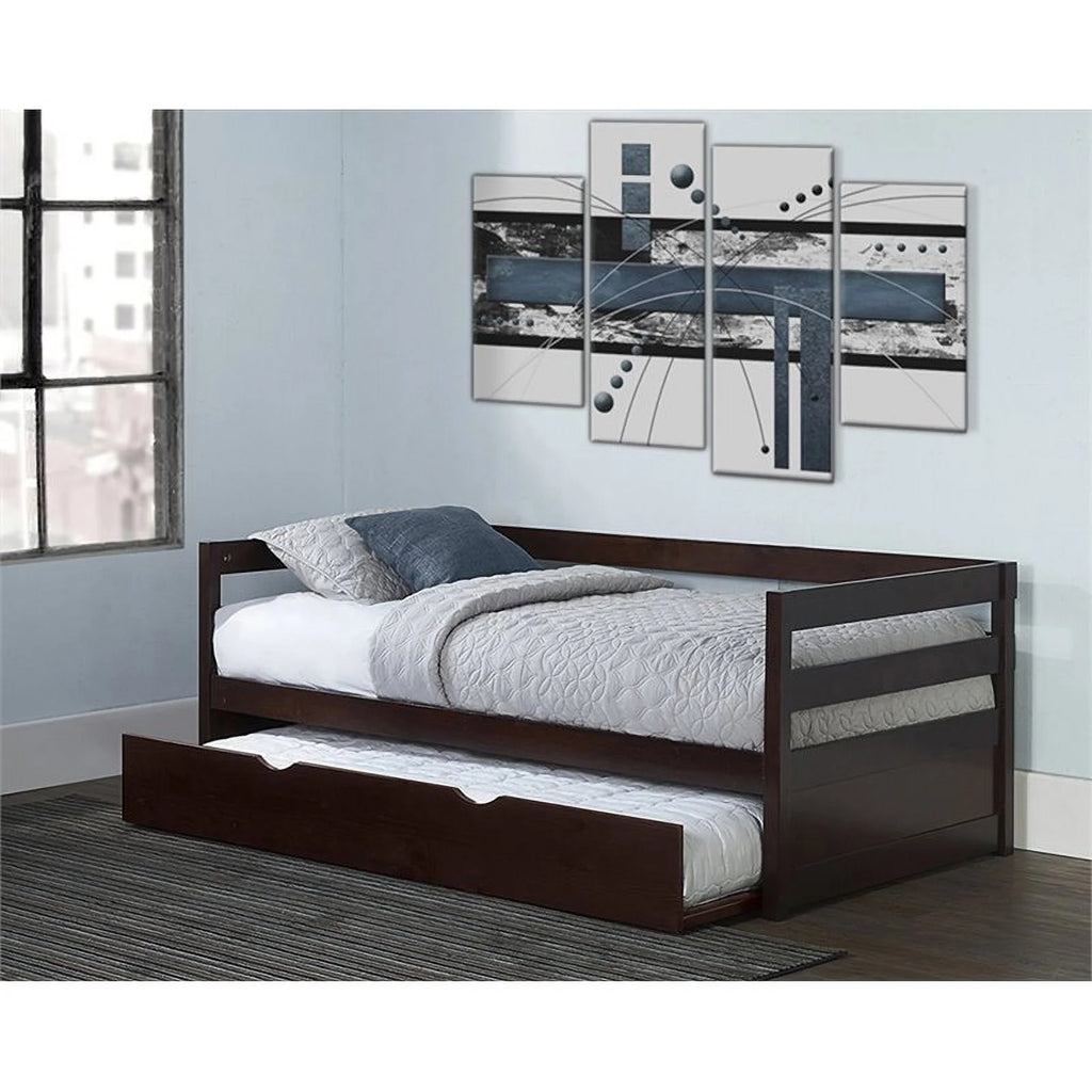 Chocolate Daybed with Trundle P153