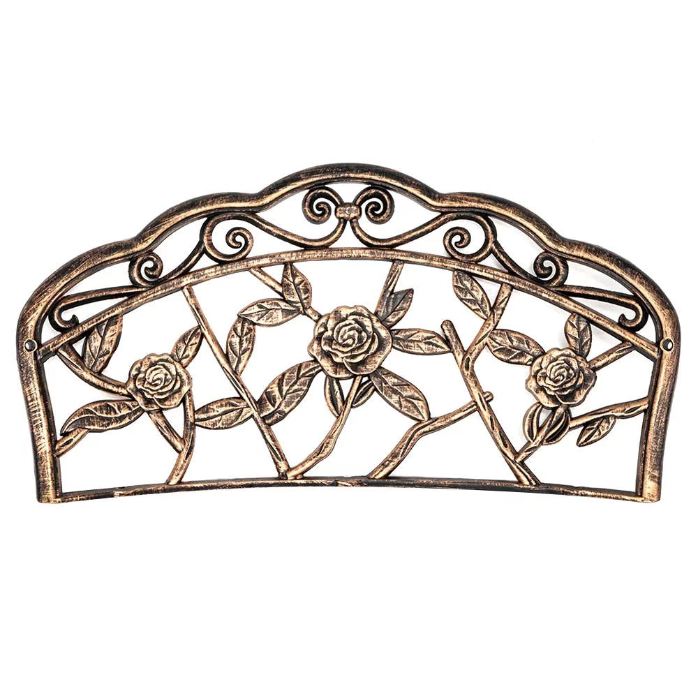 Bronze Cast Aluminum Outdoor Bench W6971