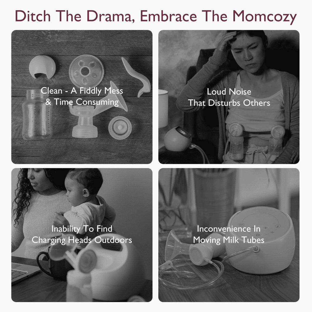 Hands Free Wearable Electric Breast Pump 24mm 2 Pack I7727