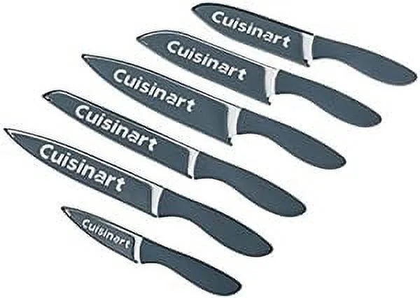 12 Pc Ceramic Coated Knife Set Y27227