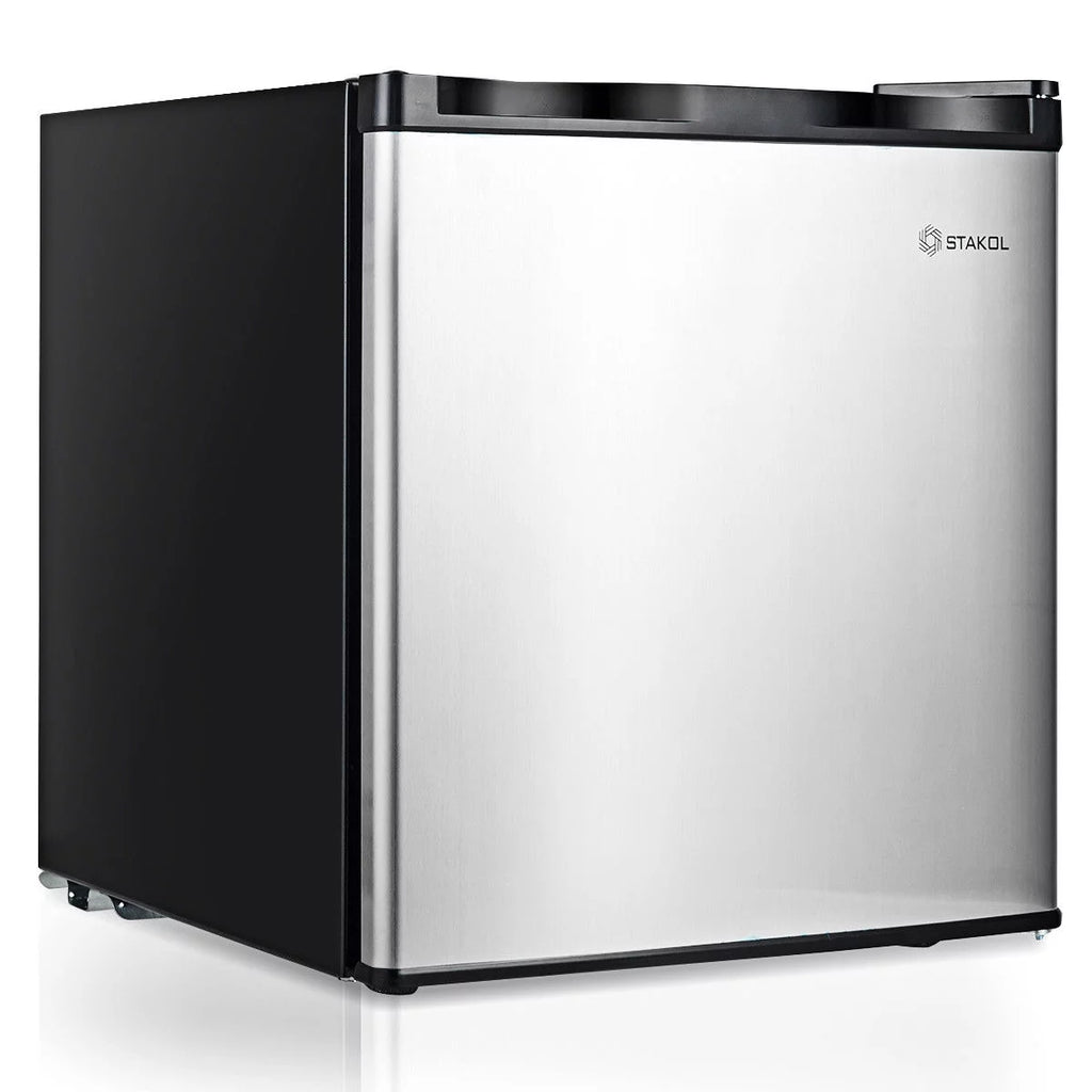 1.1 cu.ft. Compact Single Door Upright Freezer Stainless Steel E957
