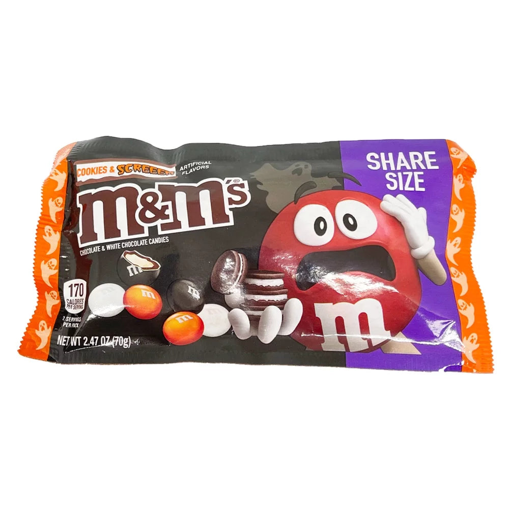 Halloween M&M Cookies and Screeem 2.47 oz. Share Size H280