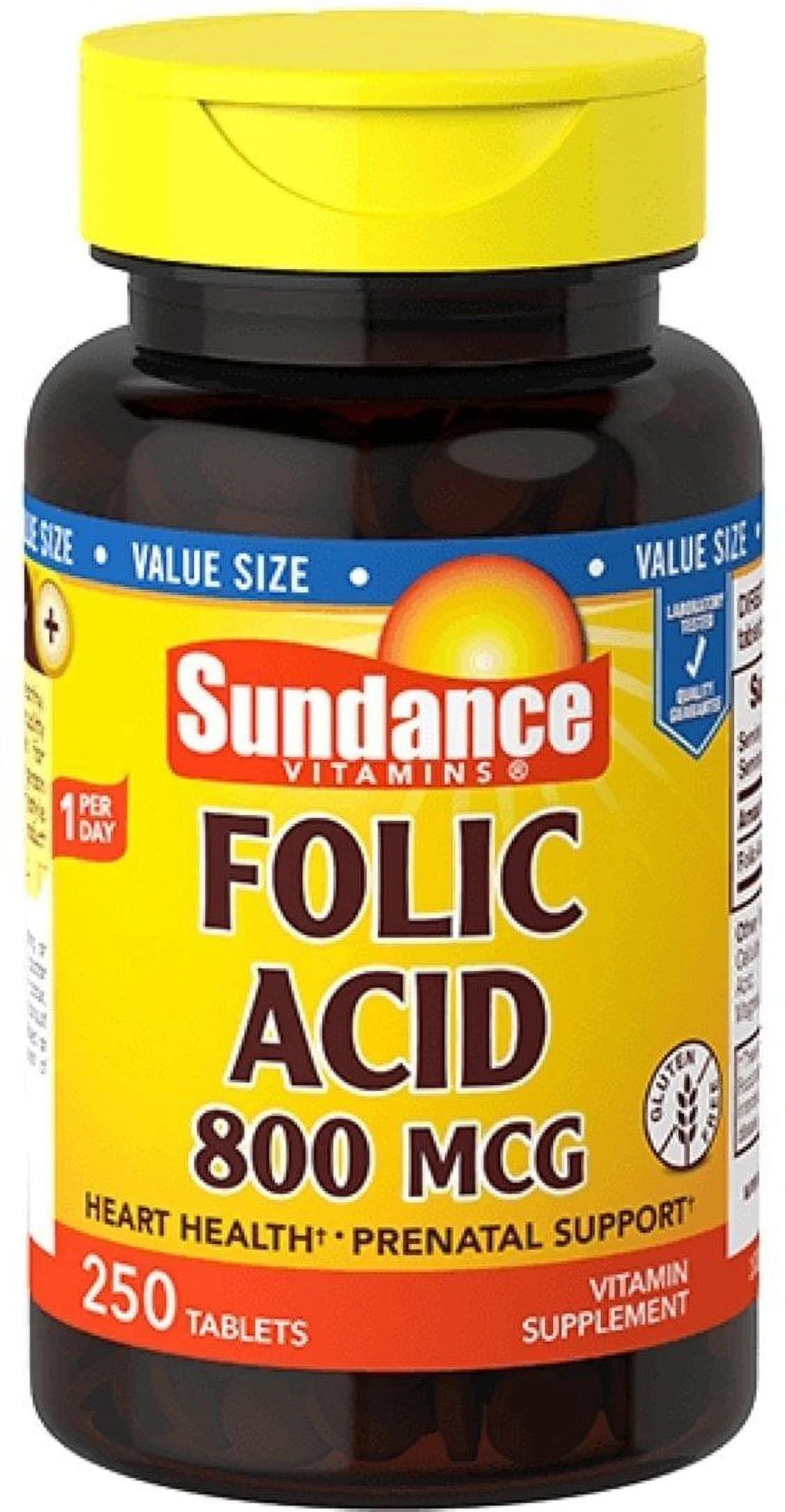 Folic Acid 800mcg Gluten-Free 250ct 6-Pack D9531
