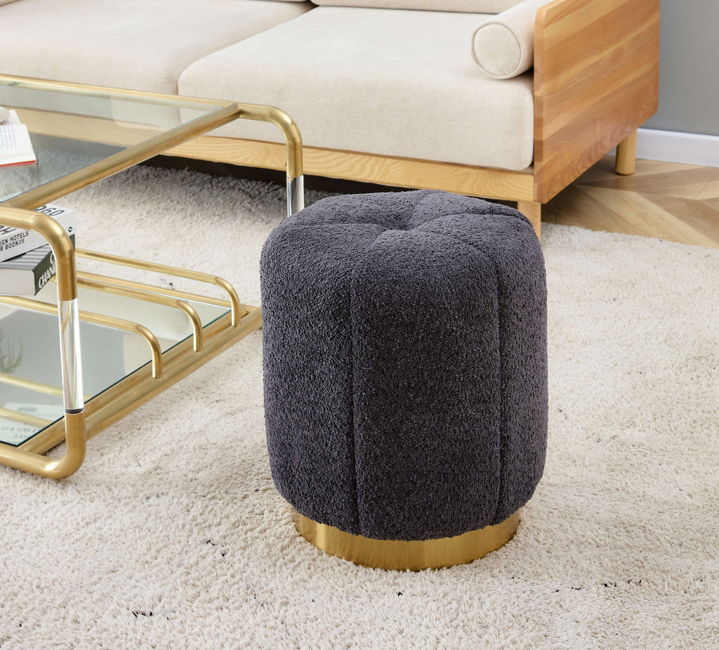 Teddy Fabric Cover Ottoman D850