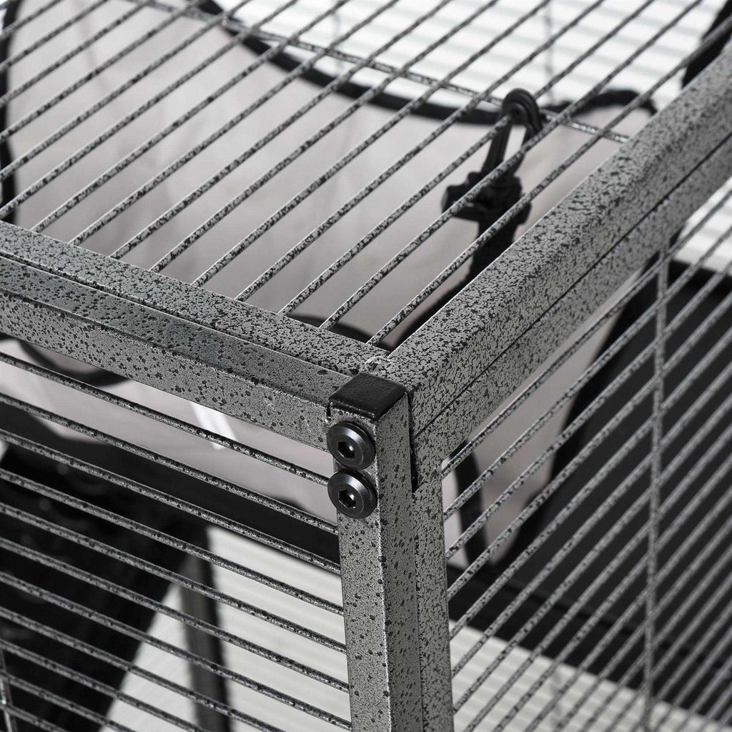 Small Animal Cage with Wheels, Hammock, 4 Platforms and Removable Tray S5917