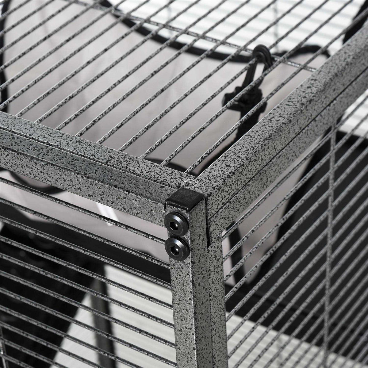 Small Animal Cage with Wheels, Hammock, 4 Platforms and Removable Tray S5917