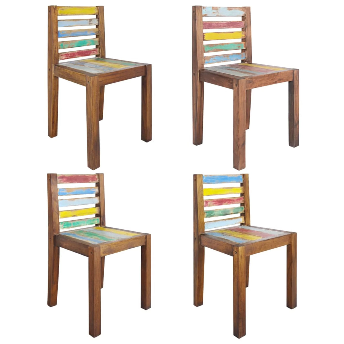 4 Piece Wooden Dining Chair Set W972289