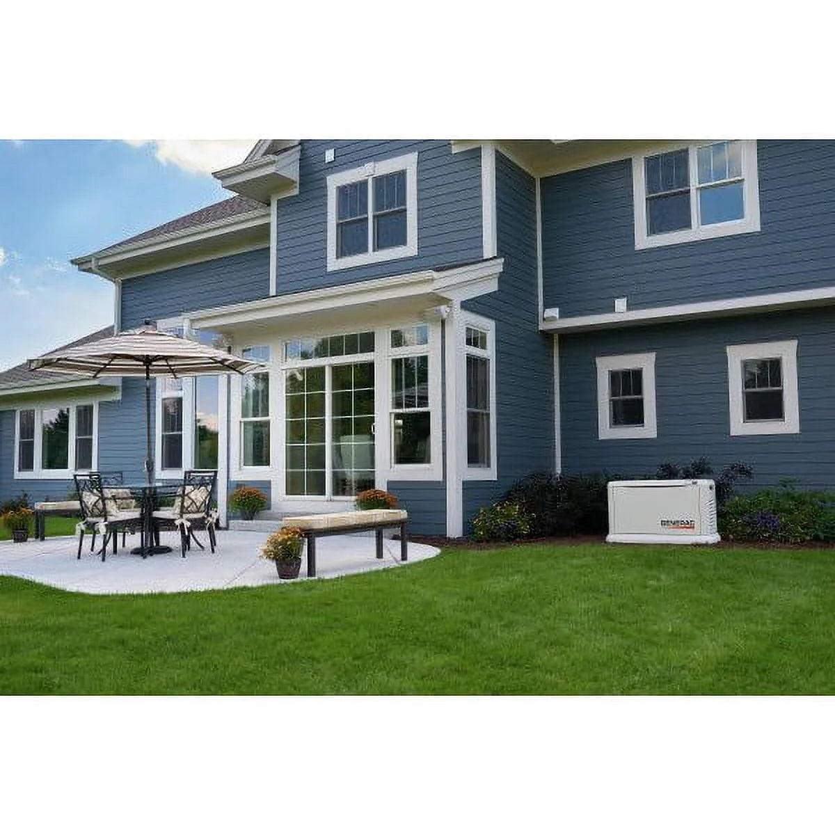22 KW Air Cooled Home Standby Generator with 200 Amp Transfer Switch X8704