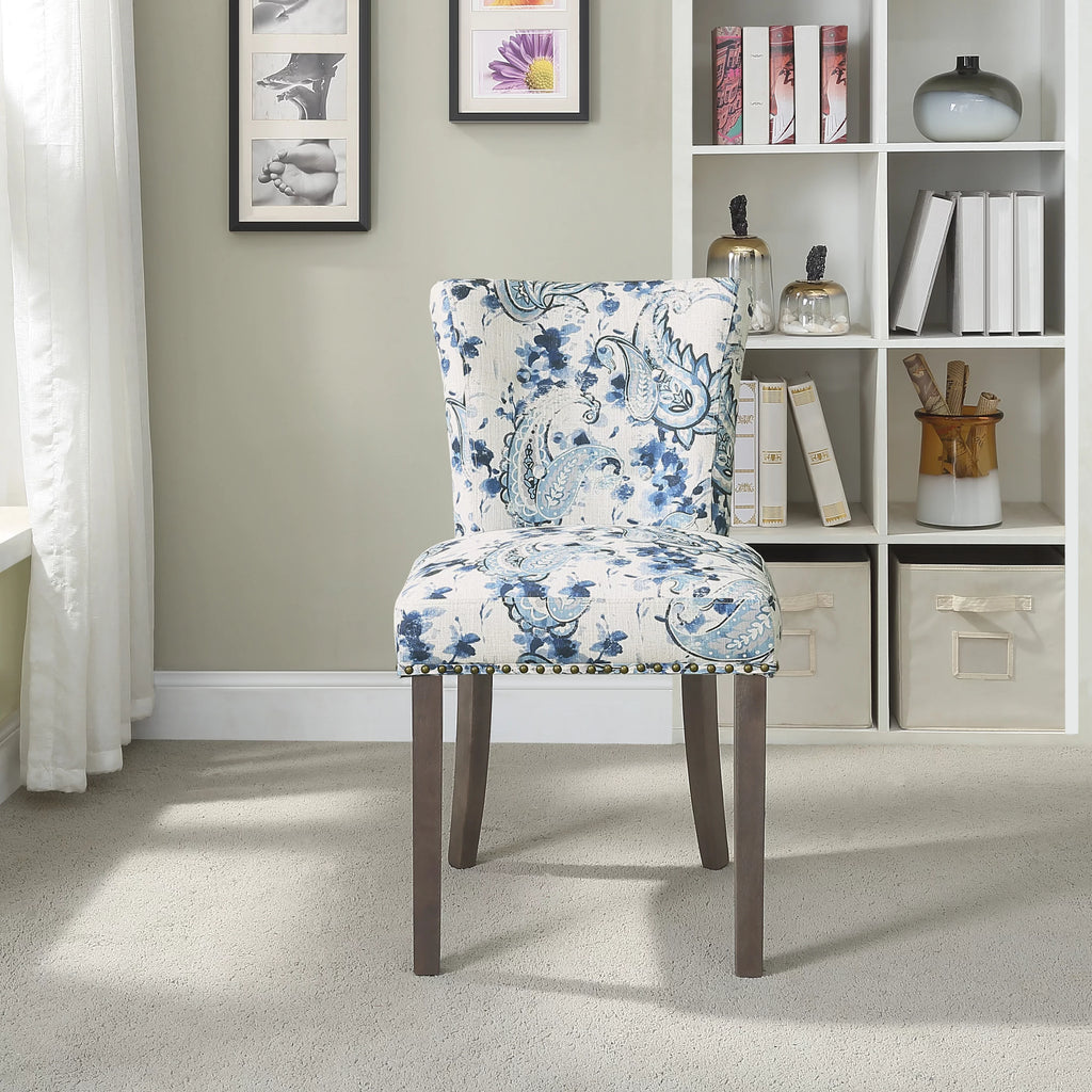Paisley Blue Dining Chair H1165