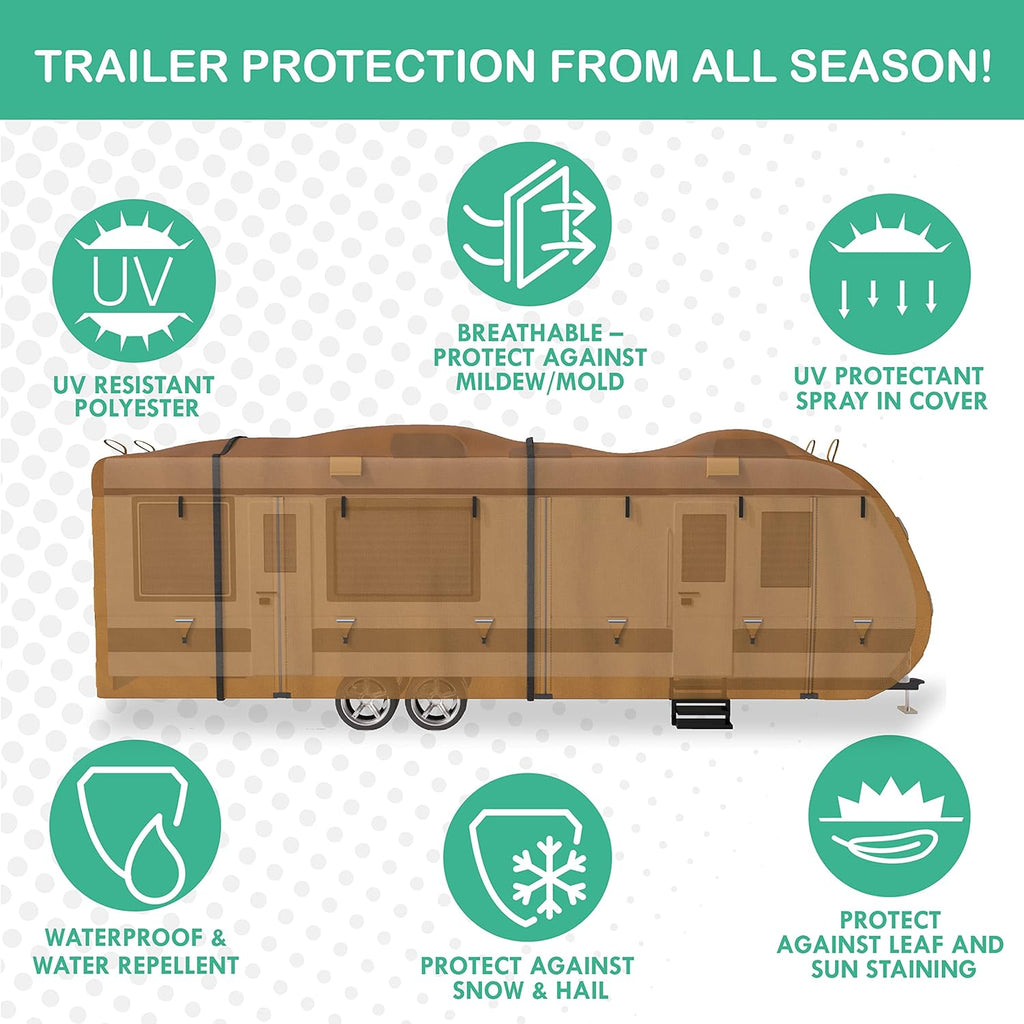 22’-24’ RV & Trailer Covers with Storage Bag O6050
